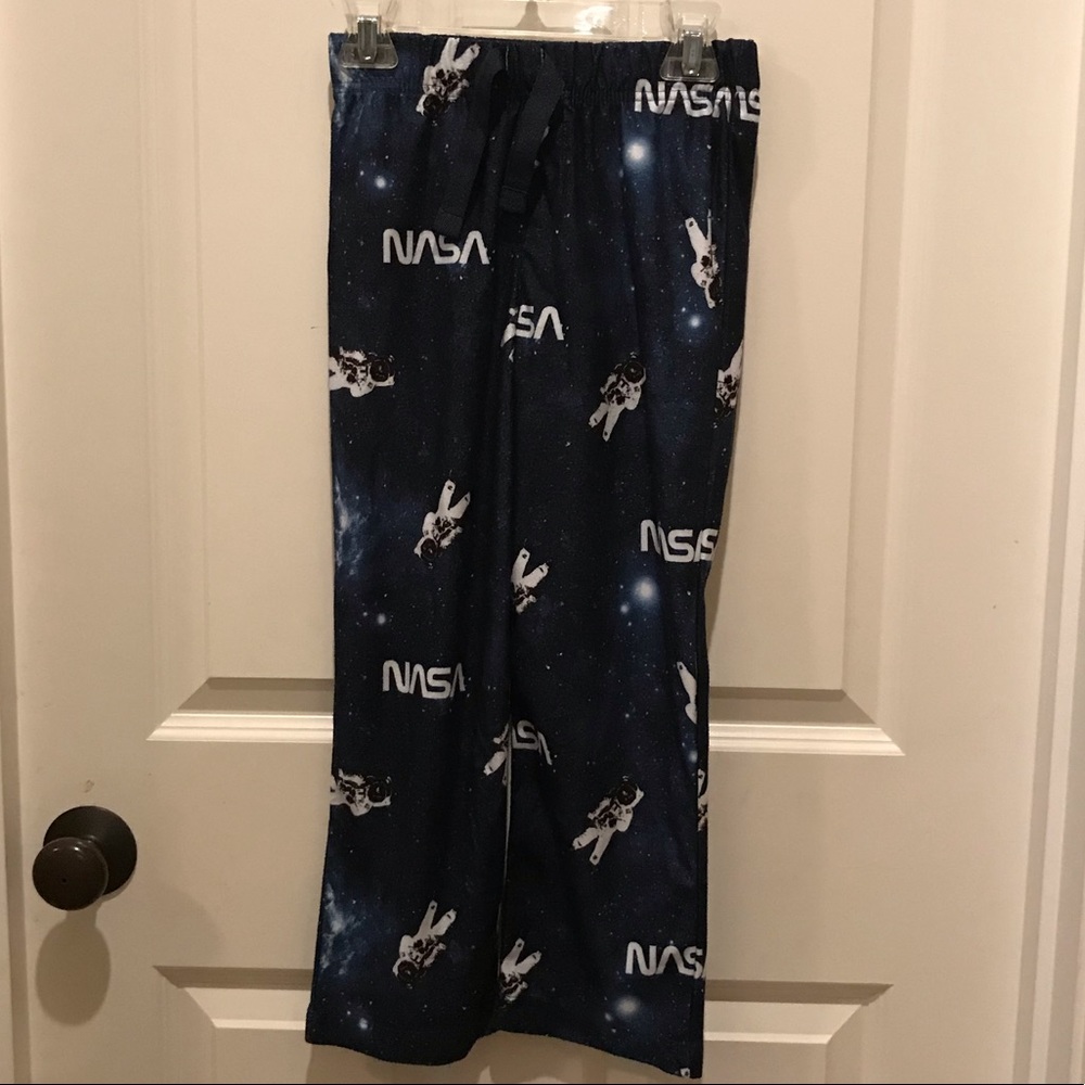 NASA lightweight fleece pj bottoms